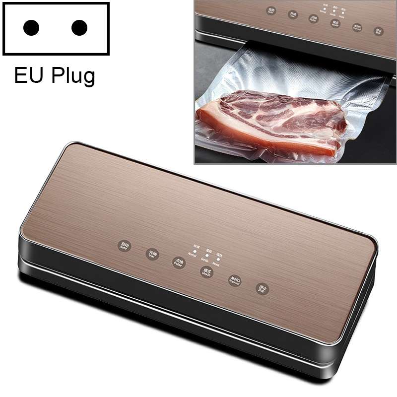 Automatic Vacuum Sealer Household Food Preservation Packaging Machine, Plug Specification:EU Plug(Bl