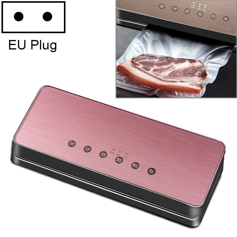 Automatic Vacuum Sealer Household Food Preservation Packaging Machine, Plug Specification:EU Plug(Bl