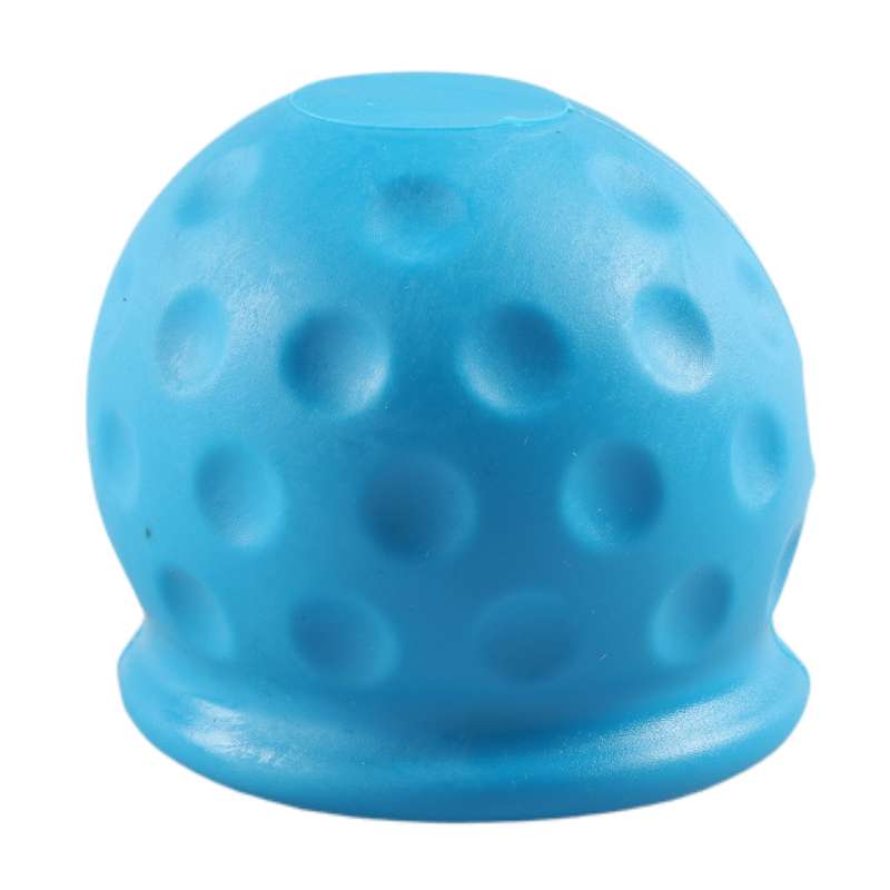 Universal 50mm Automatic Tow Bar Ball Cap Trailer Soft Rubber Protective Cap(Yellow)