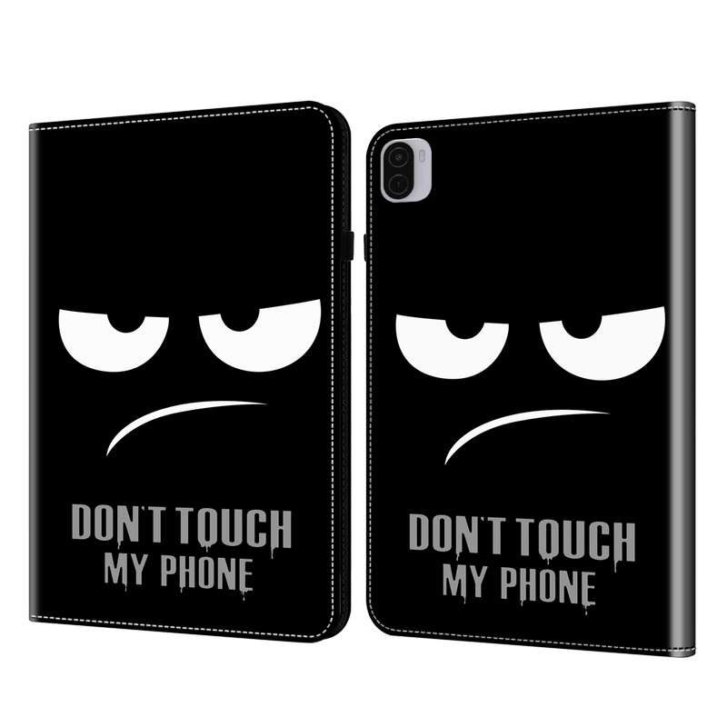For Xiaomi Pad 5 / Pad 5 Pro Crystal Texture Painted Leather Tablet Case(Dont Touch My Phone)