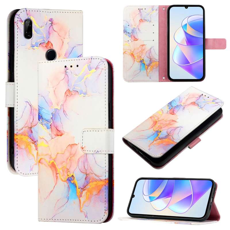 For Huawei P Smart Z / Y9 Prime 2019 PT003 Marble Pattern Flip Leather Phone Case(LS004 Marble
