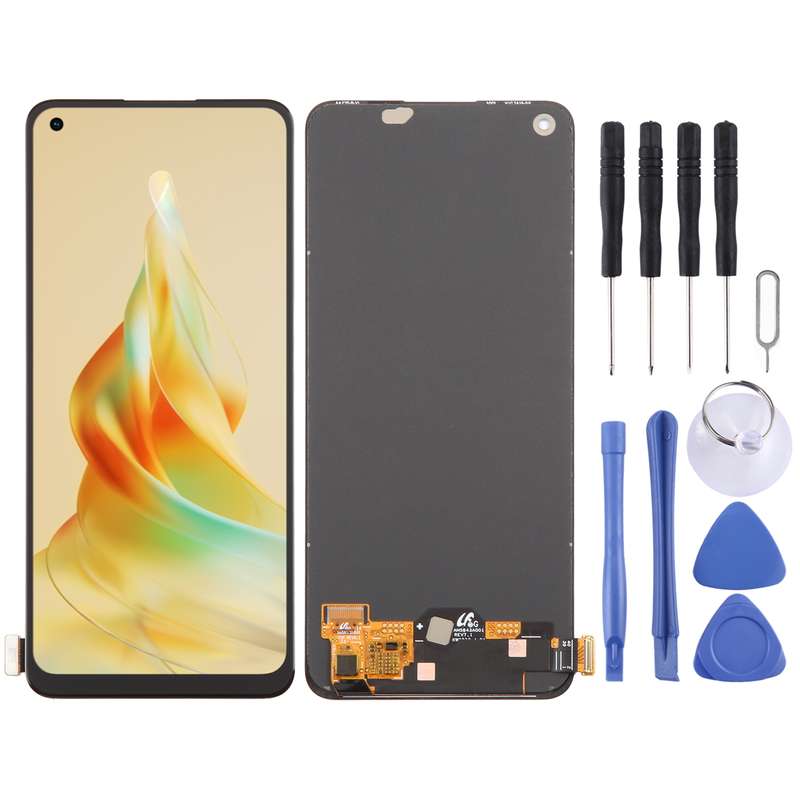 For OPPO Reno8 T 4G Original AMOLED LCD Screen with Digitizer Full Assembly