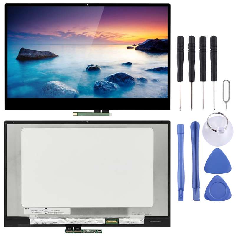 For Lenovo ideaPad C340-14IWL FHD LCD Screen Digitizer Full Assembly with Frame