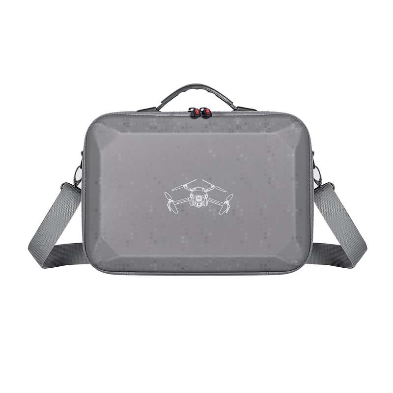 For DJI Mini 4 Pro / RC with Screen Standard STARTRC Shoulder Storage Bag PU Handbag(Grey)