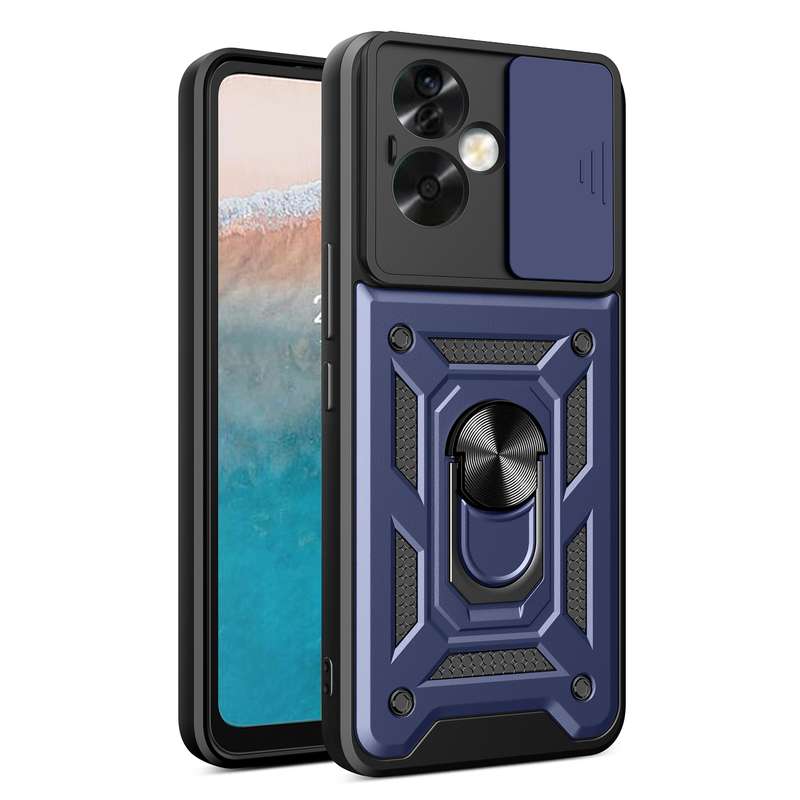For OPPO A98 Electroplating Marble Dual-side IMD Phone Case(Pink 013)
