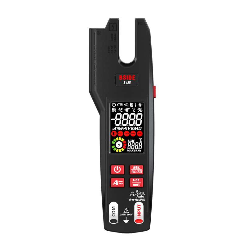 BSIDE U6 AC/DC Clamp-on Infrared Temperature Measurement Multimeter
