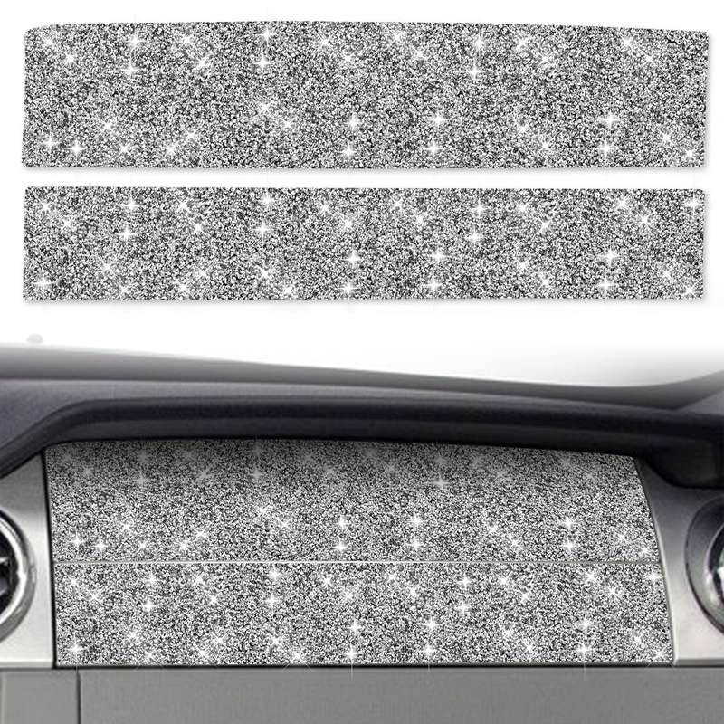 For Ford Mustang 2005-2009 Car Airbag Cover Diamond Decorative Sticker, Left Drive