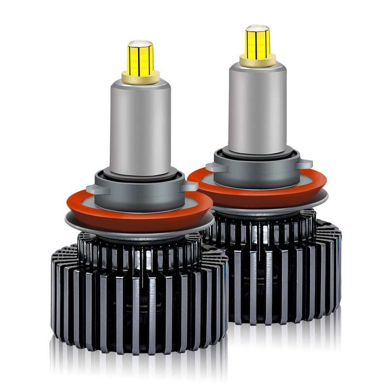 V2 1 Pair H11 35W 6000K 4000LM Car 6 Sides LED Headlight(Cool White)