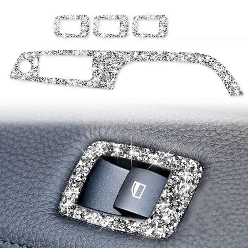 For BMW 3 Series E90 / 320i / 325i 2005-2012 Car Window Lift Panel with Folding Key 37.8cm Diamond D