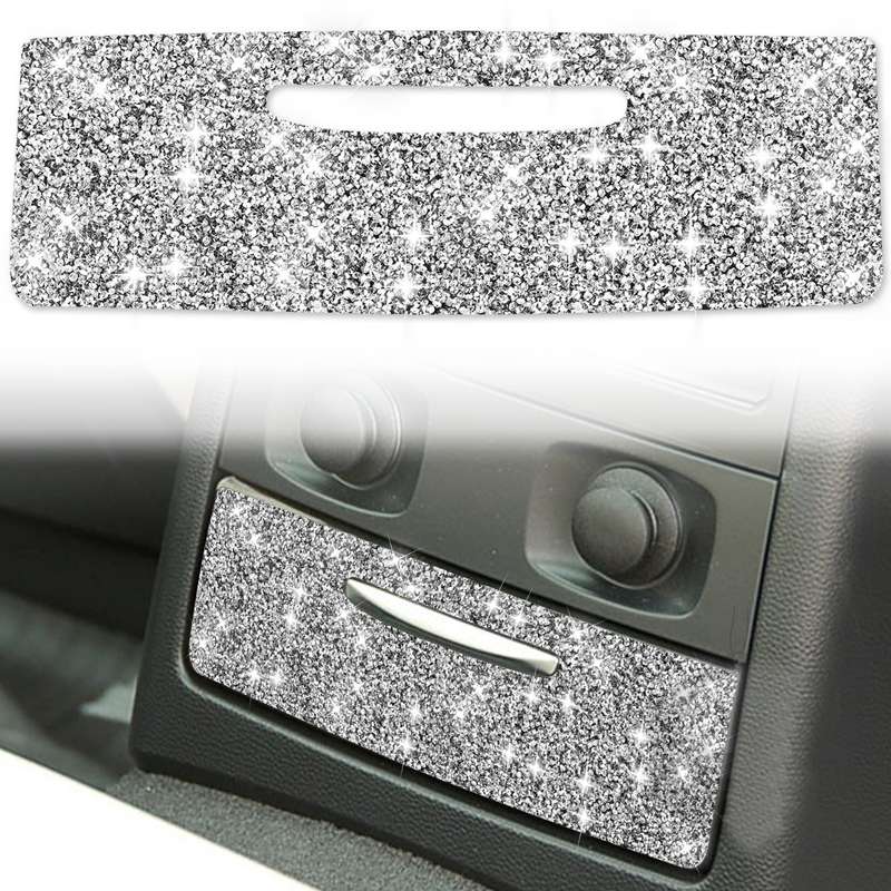 For BMW 3 Series E90 / E92 2005-2012 Car Rear Seat Aircondition Diamond Decorative Sticker
