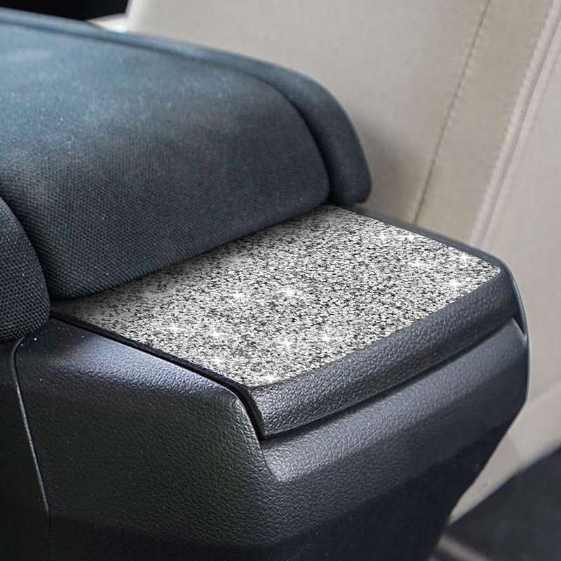 For Honda Civic 2016-2019 Car Rear Glove Box Cover Diamond Decorative Sticker, Left and Right Drive