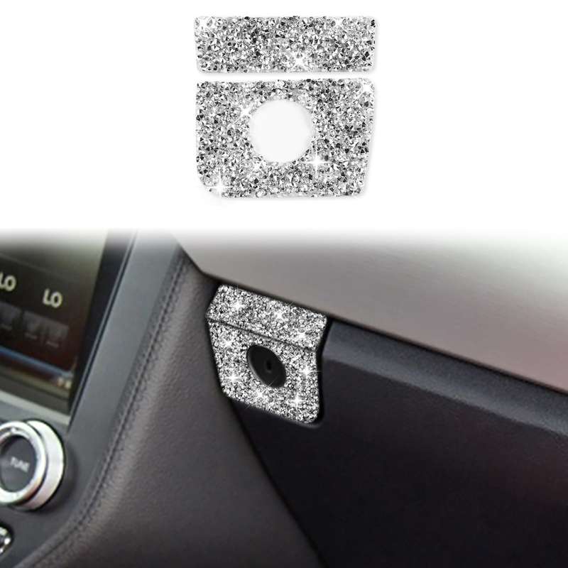 For Ford Mustang 2015-2020 Car Toolbox Diamond Decoration Sticker, Left Drive