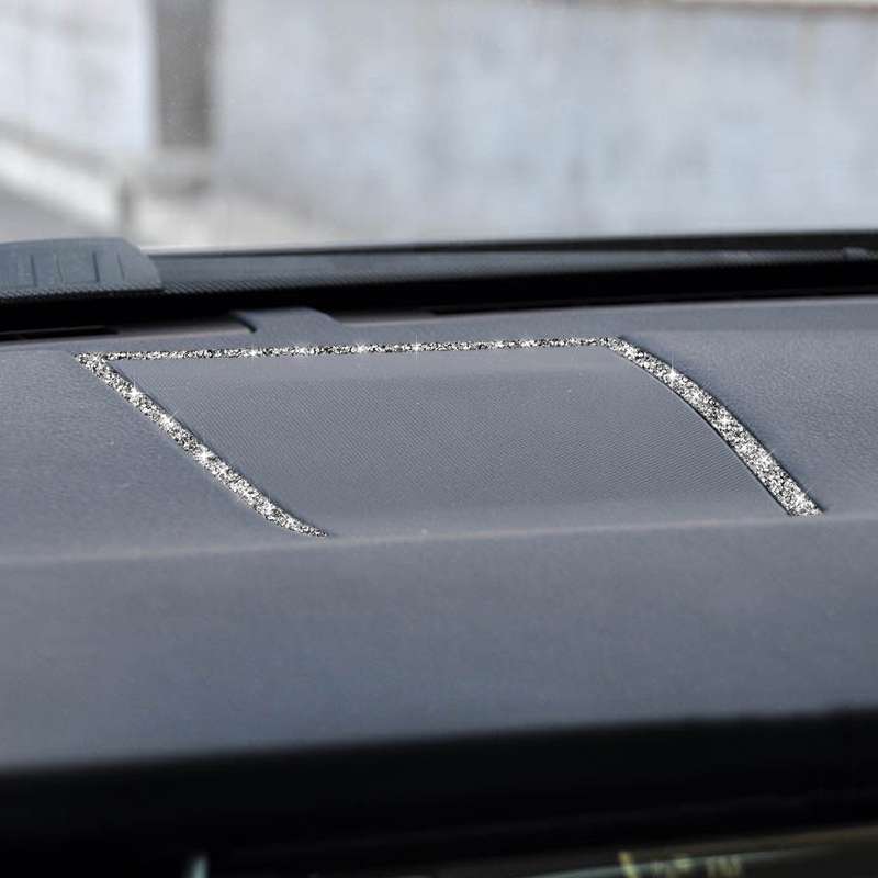 For BMW F07 2010-2016 Car Big Speaker Frame Diamond Decorative Sticker, Left and Right Drive