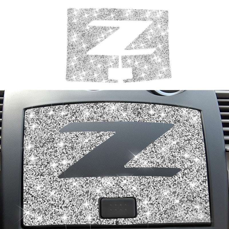 For Nissan 350Z 2003-2009 Car Navigation Panel Diamond Decorative Sticker,Left and Right Drive Unive