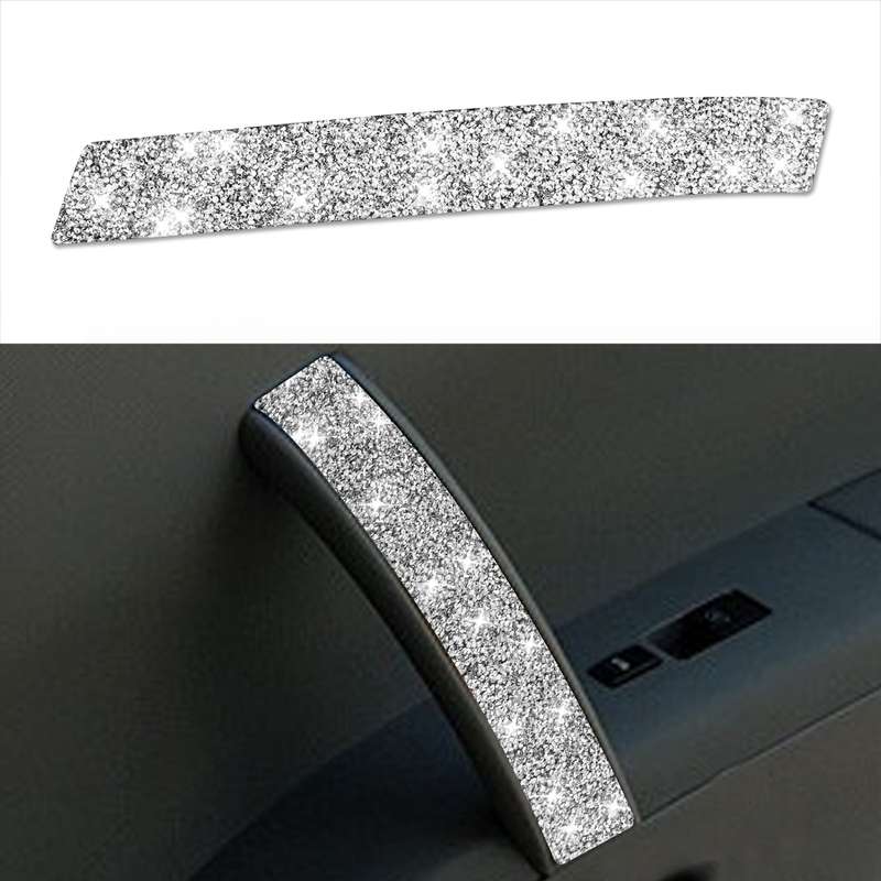 For Nissan 350Z 2003-2009 Car Passenger Side Door Handle Diamond Decorative Sticker, Right Drive