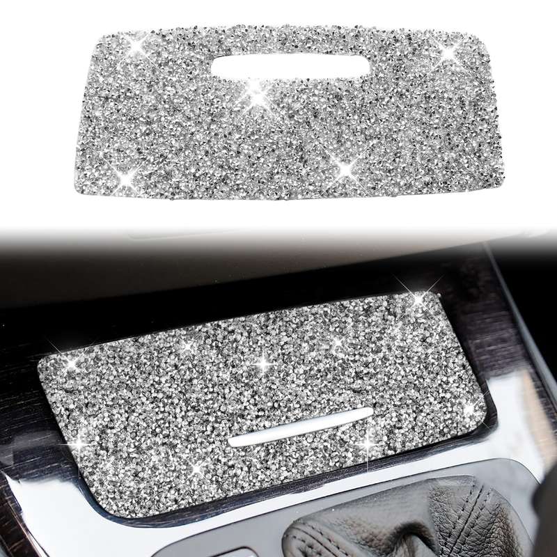 For BMW Series 3 E90 2005-2012 Car Ashtray Diamond Decoration Sticker, Left and Right Drive