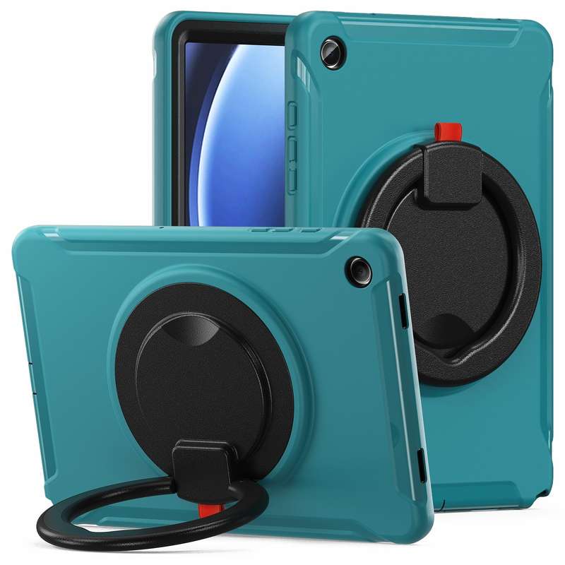 For Samsung Galaxy Tab A9+ Shockproof TPU + PC Protective Tablet Case(Black)