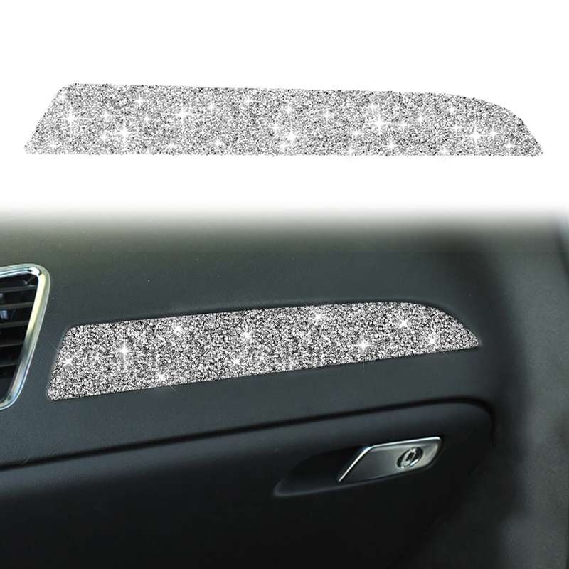 For Audi A4 / A5 / Q5 Car Dashboard Trim Diamond Decoration Sticker, Right Drive