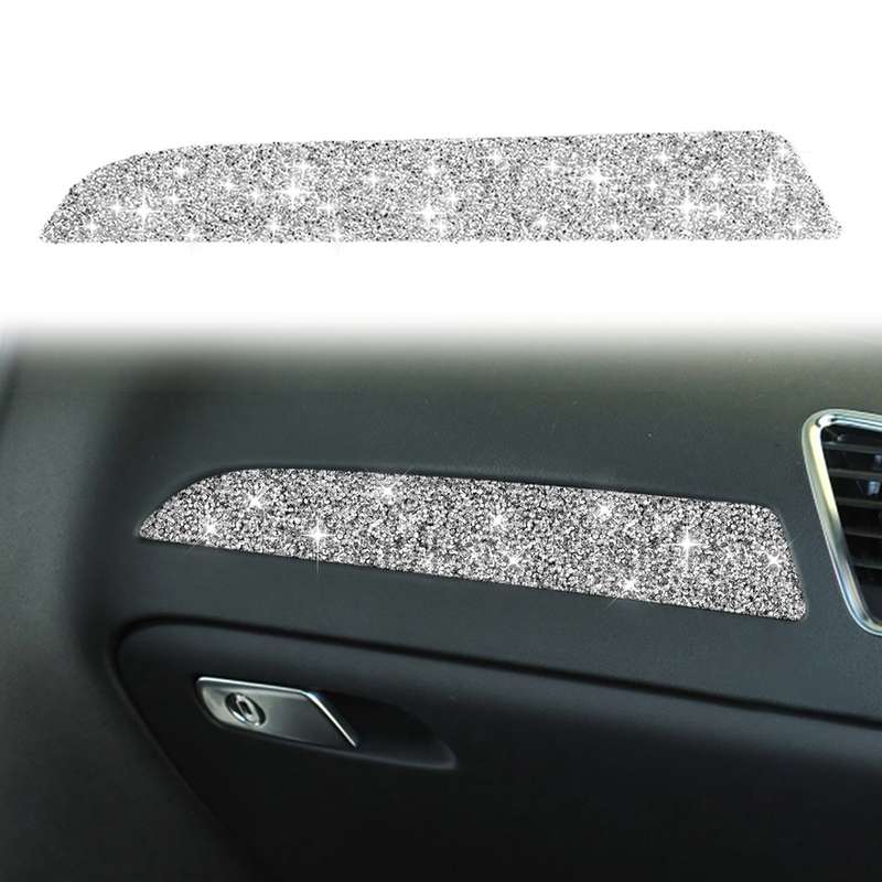 For Audi A4 / A5 / Q5 Car Dashboard Trim Diamond Decoration Sticker, Left Drive