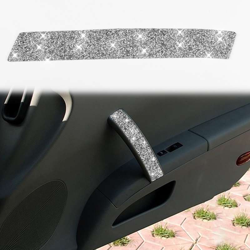For Nissan 350Z 2006-2009 Car Passenger Side Door Handle Diamond Sticker, Left Drive