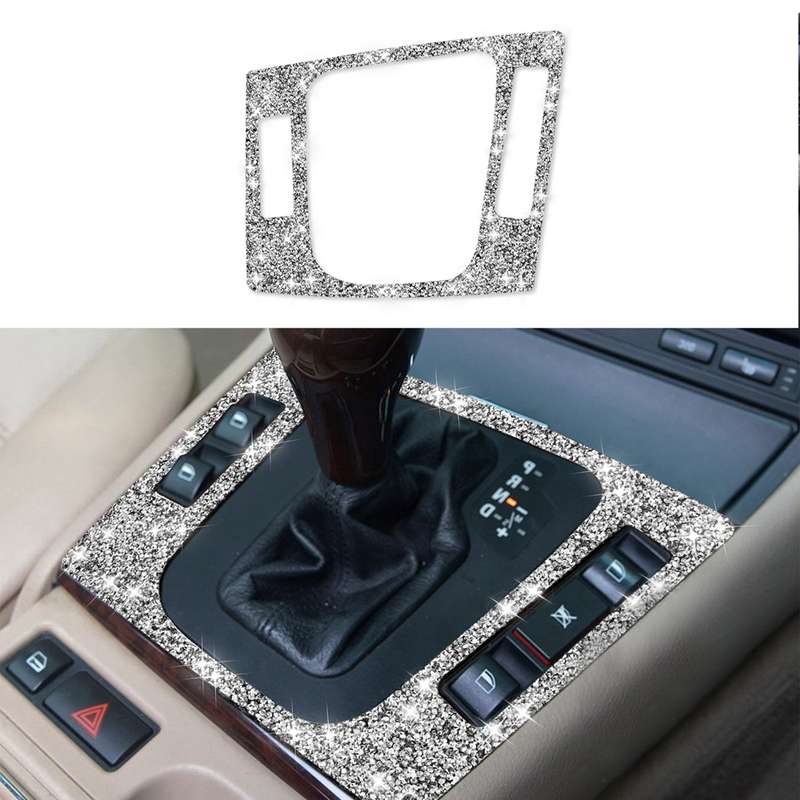 For BMW Series 3 E46 1998-2005 Car Center Control Panel Diamond Decoration Sticker, Right Drive