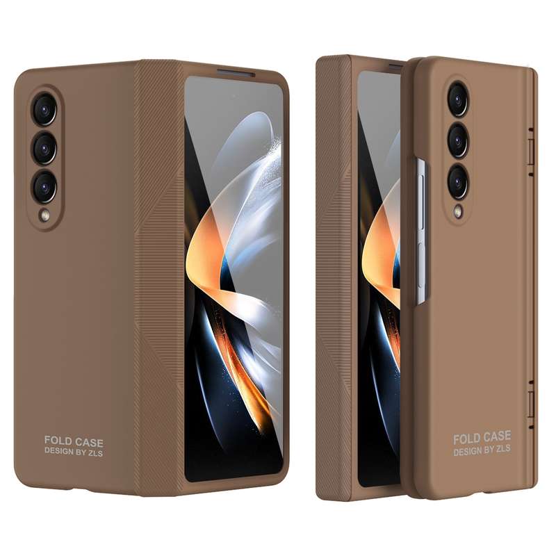 For Samsung Galaxy Z Fold4 5G Extraordinary Series Hinged Folding Full Phone Case(Black)