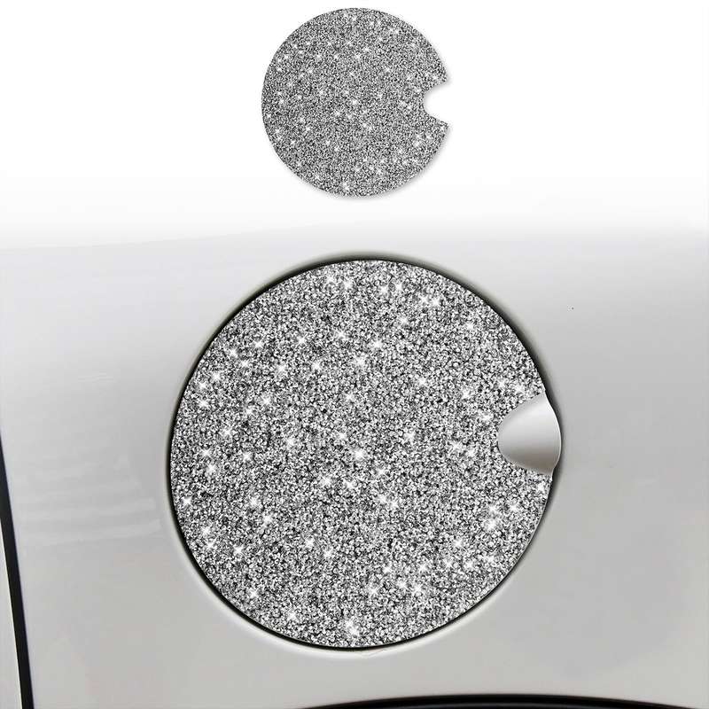 For BMW Mini Car Fuel Tank Cap Diamond Decoration Sticker