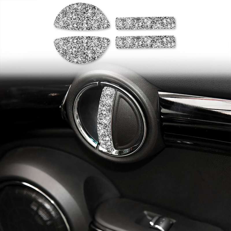 For BMW Mini Cooper Clubman Countryman F55 4pcs Car F Chassis Door Handle Diamond Decoration Sticke