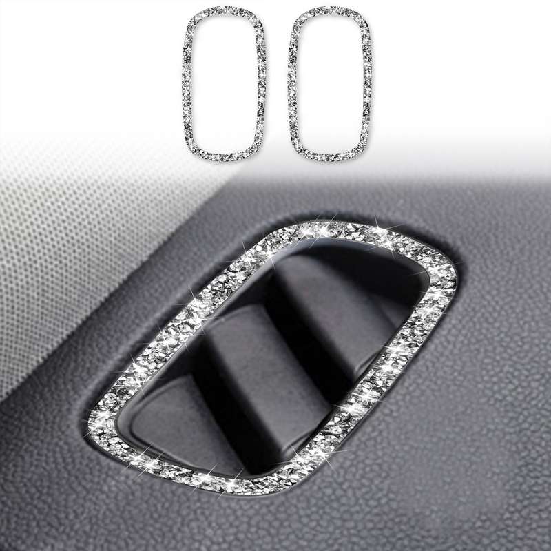 For BMW Mini F60 Car Air Outlet Frame Diamond Decoration Sticker