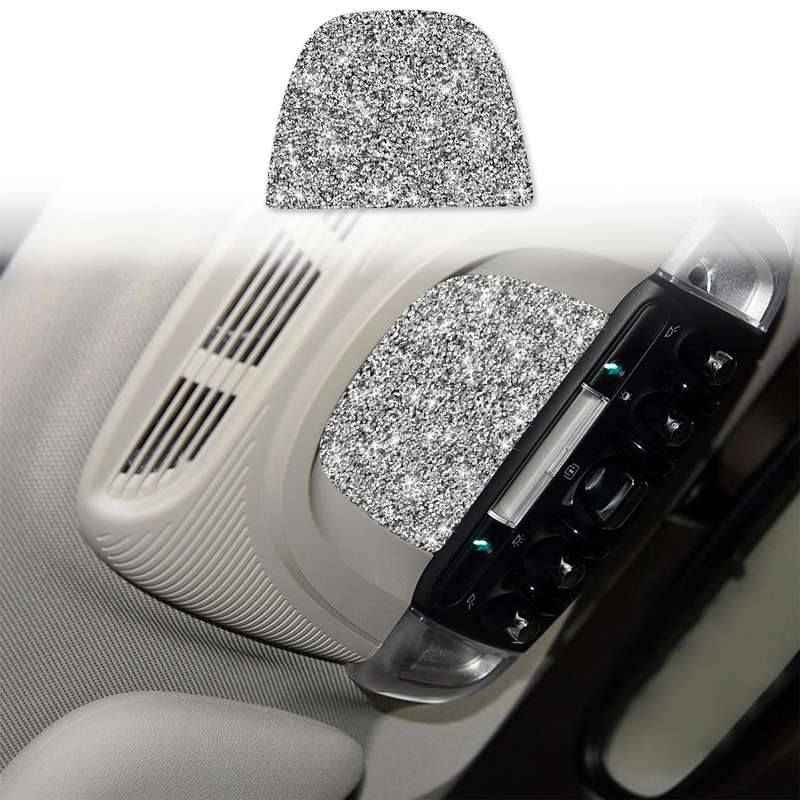 For BMW Mini F55 / F56 / F60 Car Reading Light Panel Diamond Decoration Sticker