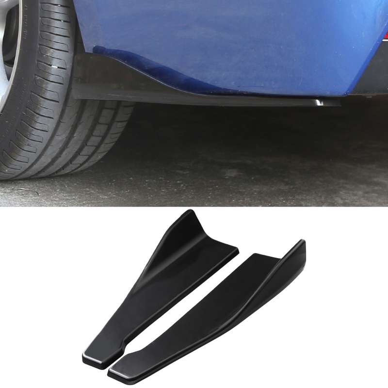 Car Universal Rear Corner Protection Plate Car Modified 48cm Rear Shovel(Black)
