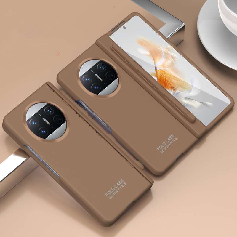 For Huawei Mate X3 Extraordinary Series Hinged Folding Full Coverage Phone Case with Pen Slot & Styl