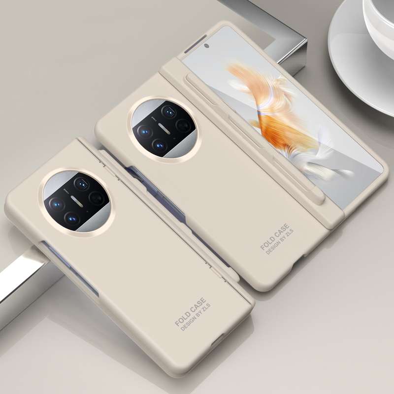 For Huawei Mate X3 Extraordinary Series Hinged Folding Full Coverage Phone Case with Pen Slot & Styl