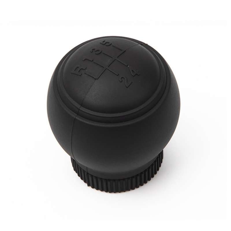 For Volkswagen 5-speed+R Car Silicone Dustproof Shift Knob Gear Protective Cover(Black)