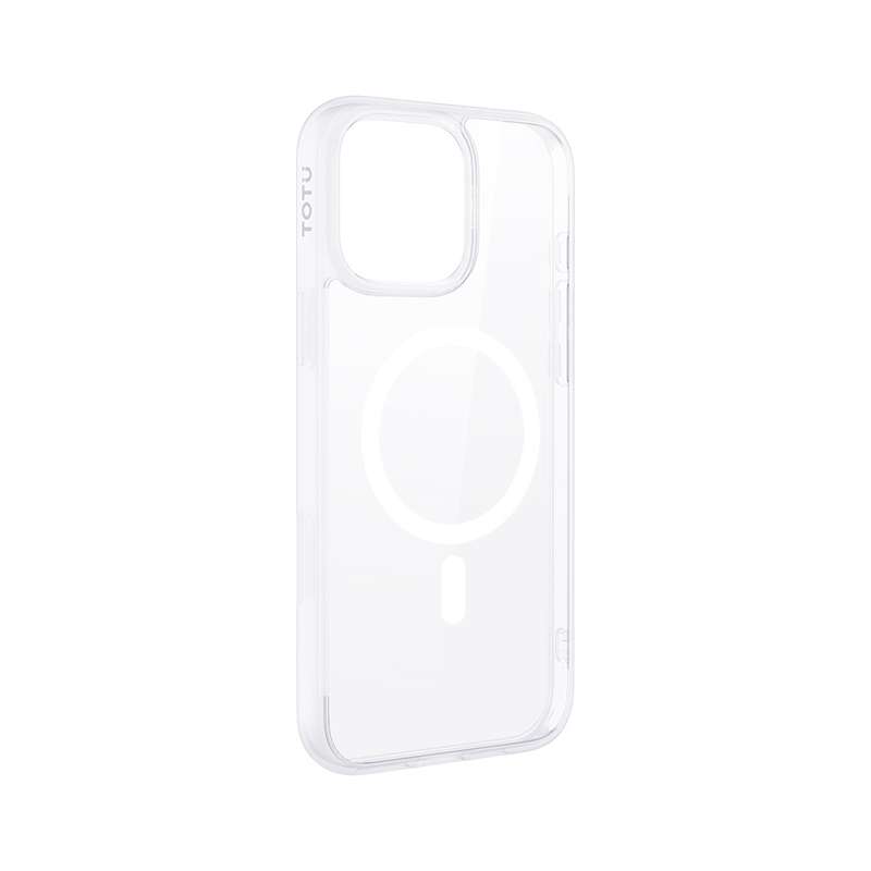 For iPhone 16 Pro Max TOTUDESIGN PC-5 Crystal Shield Series Magsafe Magnetic Phone Case(Transparent)