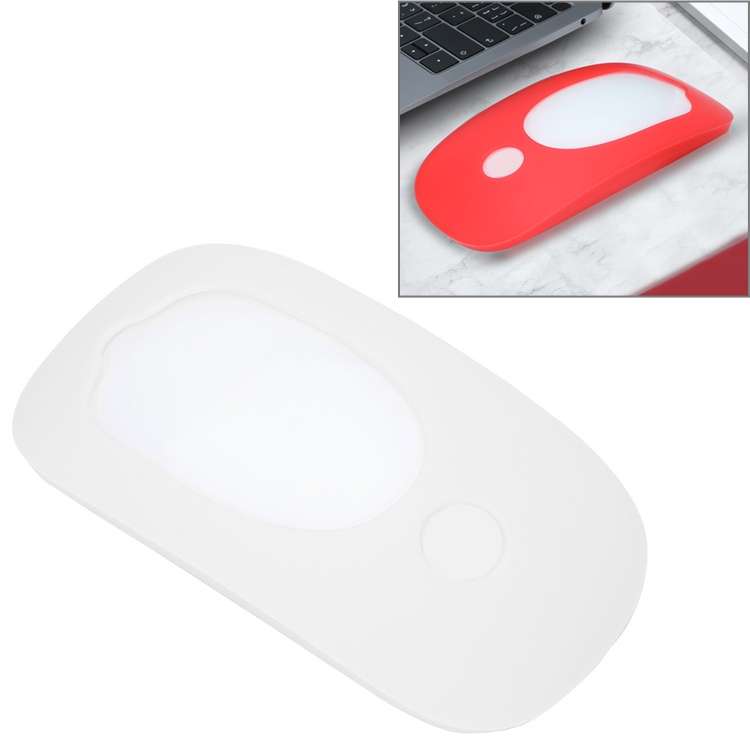 For Apple Magic Mouse 1 / 2 Mouse Silicone Protective Case(Black)