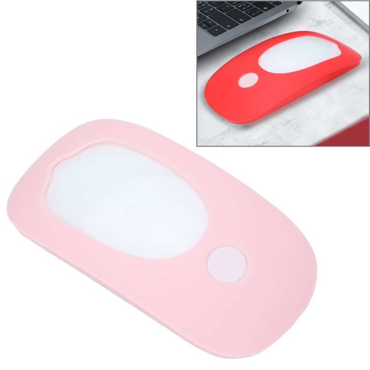For Apple Magic Mouse 1 / 2 Mouse Silicone Protective Case(Black)