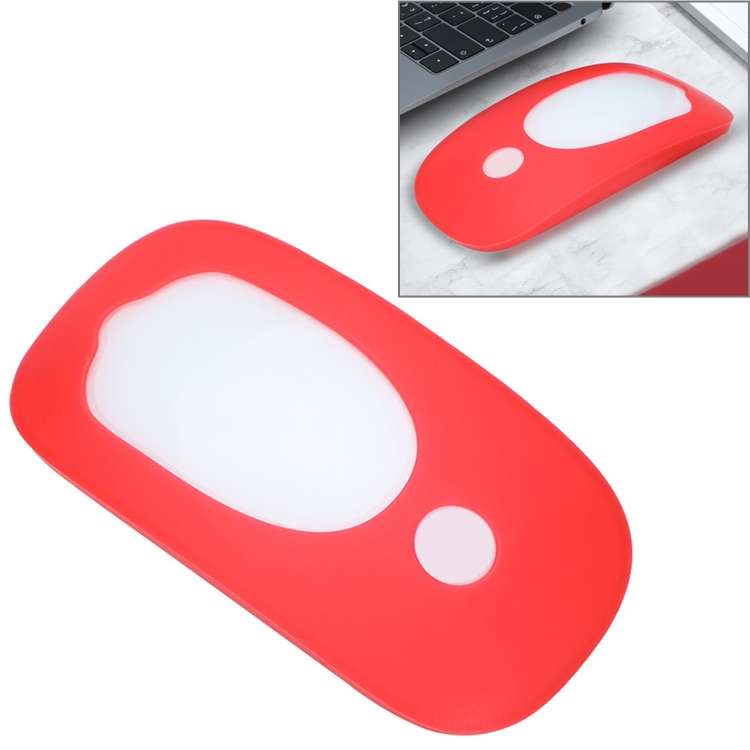 For Apple Magic Mouse 1 / 2 Mouse Silicone Protective Case(Black)