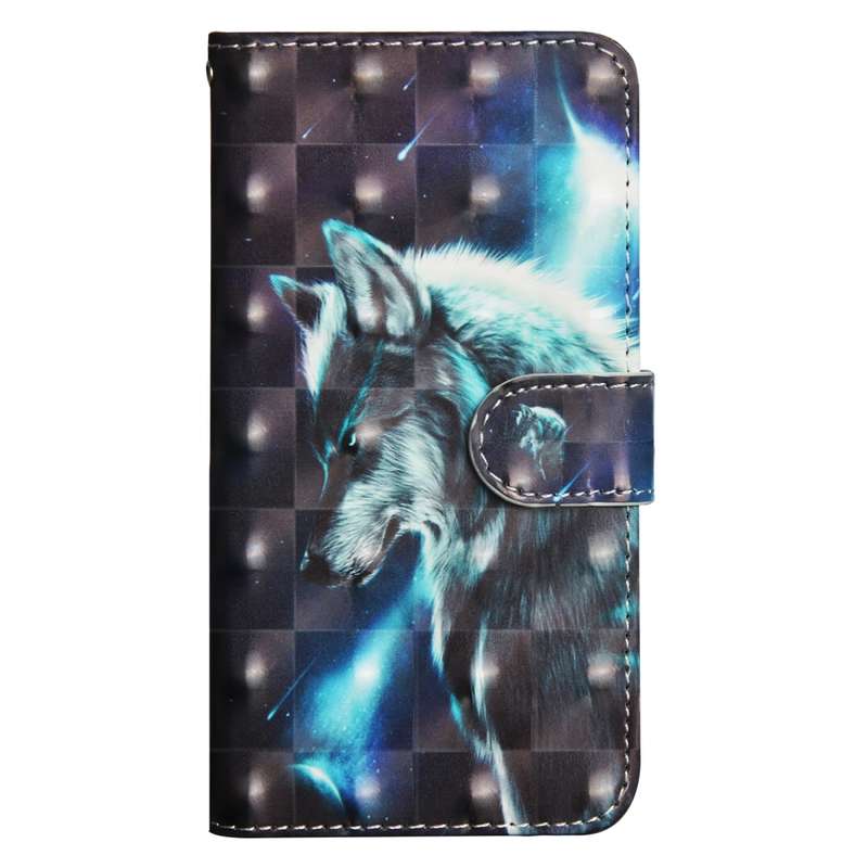 For Samsung Galaxy A30s 3D Painting Pattern Horizontal Flip TPU + PU Leather Case with Holder & Card