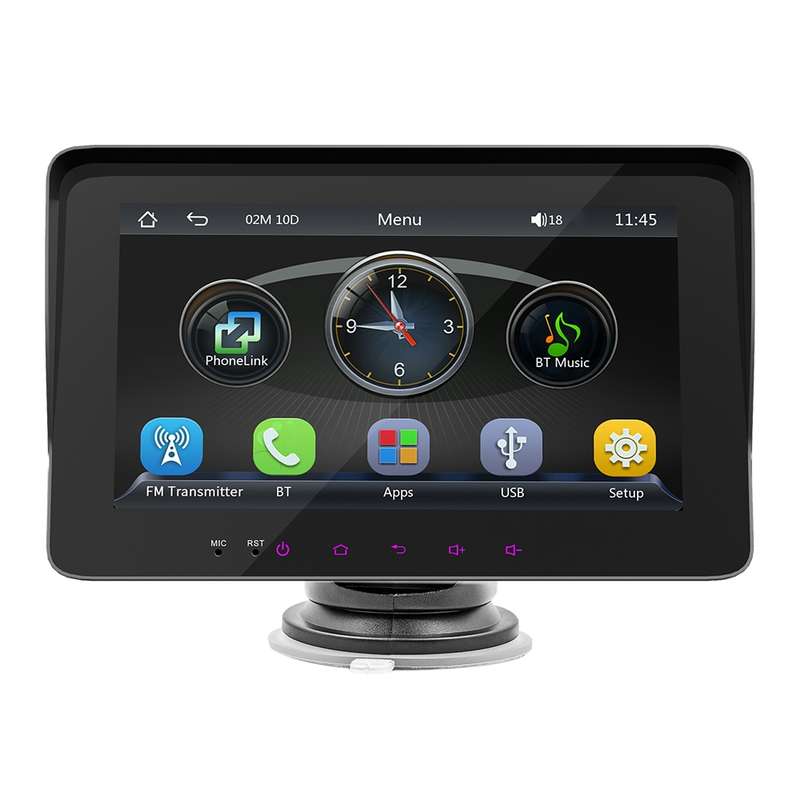 B5310 7 inch Portable Car MP5 Player Support CarPlay / Android Auto(Black)