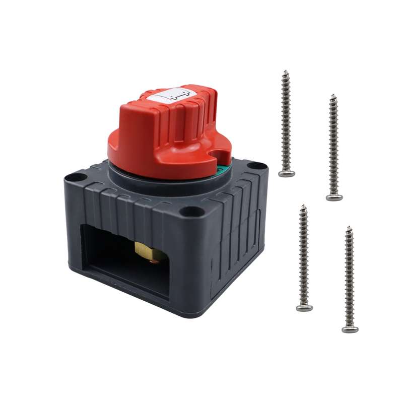 CP-4341 Yacht RV Single-circuit High-current Knob Power-off Switch(Black)