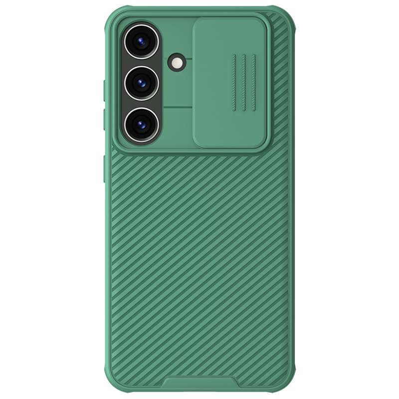 For Samsung Galaxy S24 5G NILLKIN Black Mirror Pro Series Camshield PC Phone Case(Blue)