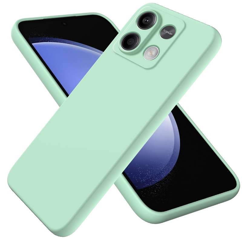 For Xiaomi Redmi Note 13 5G Global Solid Color Liquid Silicone Dropproof Full Coverage Phone Ca