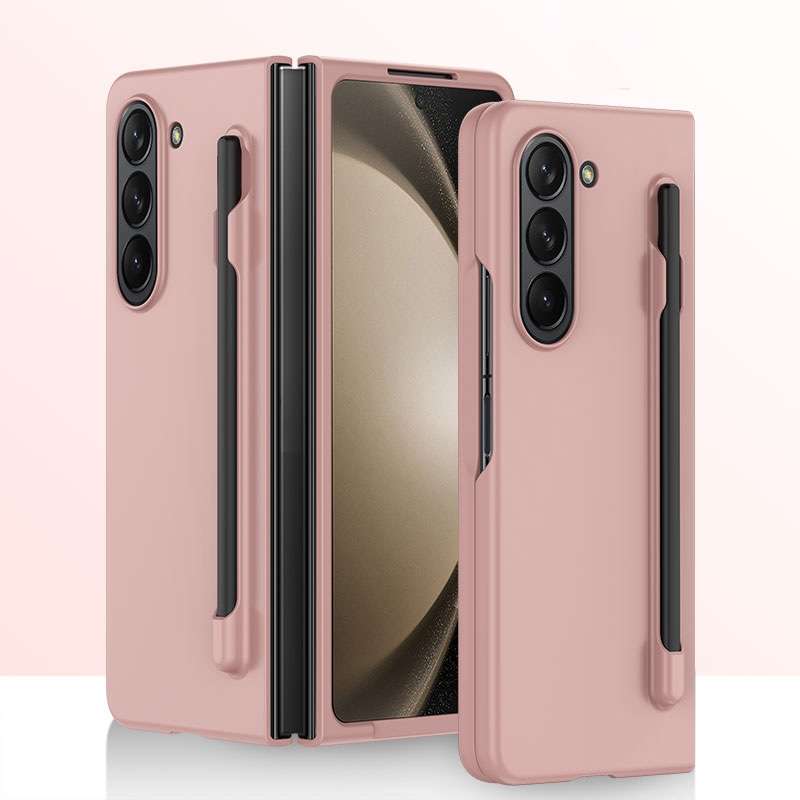 For Samsung Galaxy Z Fold5 5G Integrated Skin Feel PC Phone Case with Pen / Pen Box(Black)