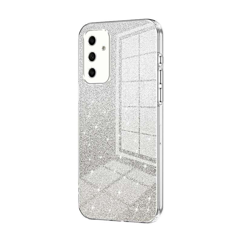For Samsung Galaxy A05s Gradient Glitter Powder Electroplated Phone Case(Green)