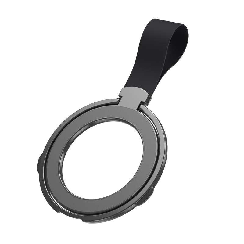 MagSafe Magnetic Pivot Stand Phone Ring Holder(Black + Orange)