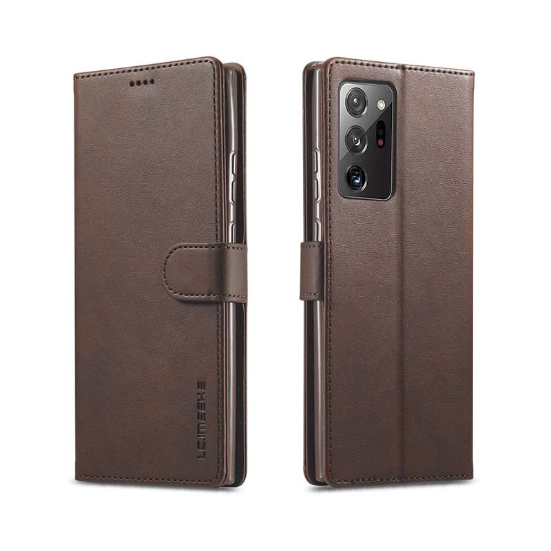 For Samsung Galaxy Note 20 Ultra LC.IMEEKE Calf Texture Horizontal Flip Leather Case, with Holder &