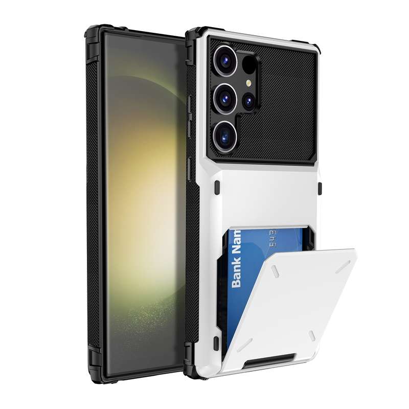 For Samsung Galaxy S24 Ultra 5G Scratch-Resistant Shockproof Heavy Duty Rugged Armor Phone Case(Yell