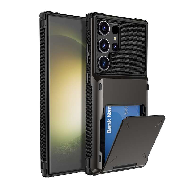 For Samsung Galaxy S24 Ultra 5G Scratch-Resistant Shockproof Heavy Duty Rugged Armor Phone Case(Yell
