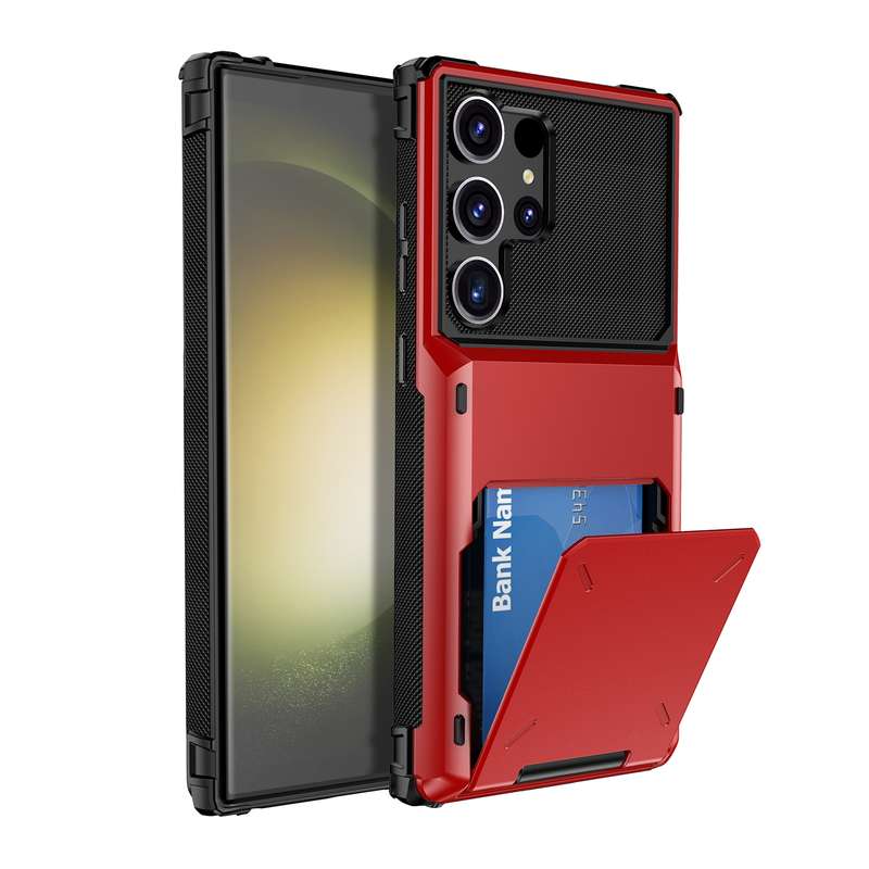 For Samsung Galaxy S24 Ultra 5G Scratch-Resistant Shockproof Heavy Duty Rugged Armor Phone Case(Yell